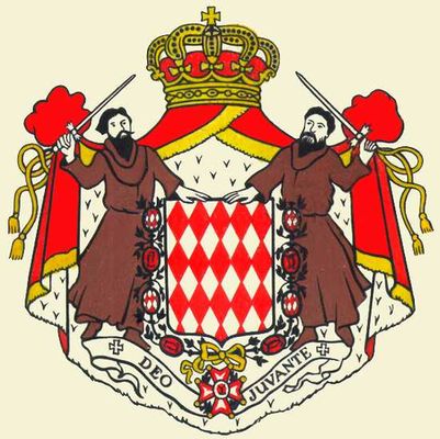 Государственный герб Монако.
