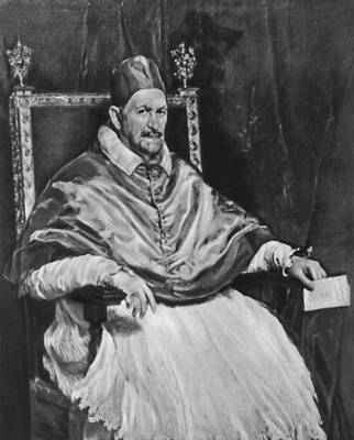 Портрет папы Иннокентия X. 1650. Галерея Дориа-Памфили. Рим.