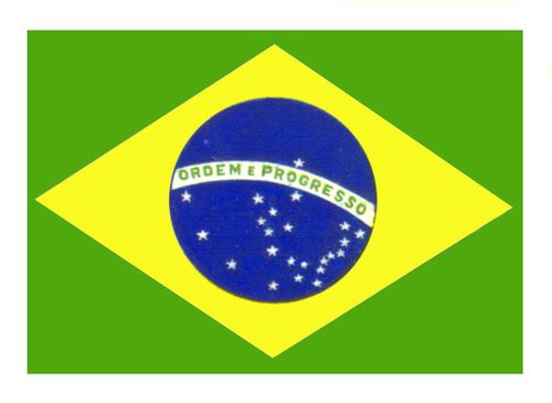 Флаг государственный. Бразилия.