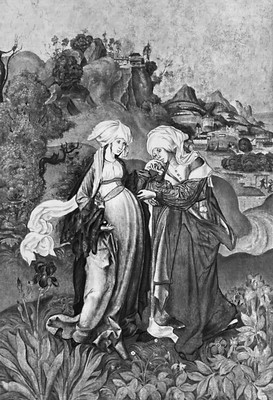 Мастер «MS». «Встреча Марии с Елизаветой». 1506. Музей изобразительных искусств. Будапешт.
