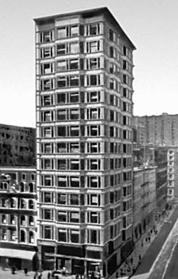 Д. Х. Бернем, Дж. У. Рут. Небоскреб Рилайенс-билдинг в Чикаго. 1890—94.