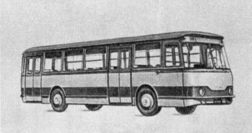 Городской автобус большой вместимости ЛиАЗ-677.
