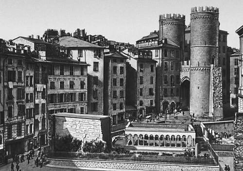 Генуя. Башня ворот Порта Сопрана. 1155.