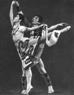 Япония. Сцена из балета «Маримо» Исии Кан. «Токио балет». 1964.