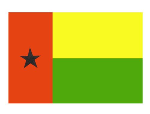 Флаг государственный. Гвинея-Бисау.