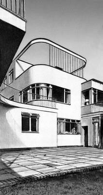 Дом Леви в Лондоне. 1936 (совм. с М. Фраем).