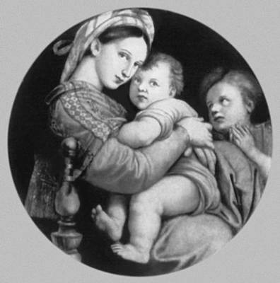 Рафаэль. «Мадонна в кресле». 1514—15. Галерея Питти. Флоренция.