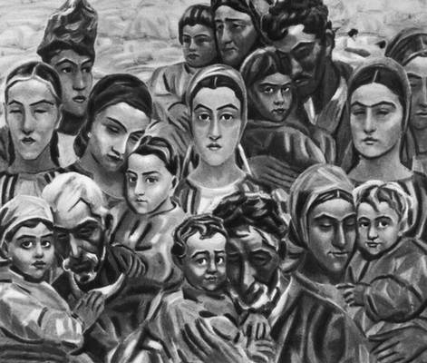 В. Димитров-Майстора. «Семейство». 1938. Национальная художественная галерея. София.
