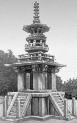 Пагода Таботхап в комплексе храма Пульгукса, близ Кёнджу. 751.