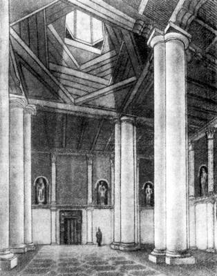 Ниса. 3 в. до н. э. — 3 в. н. э. Квадратный зал дворца. Реконструкция.