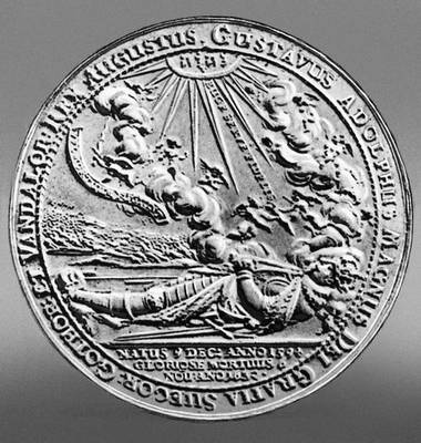 Скульптура. С. Дадлер (Германия). Медаль, выпущенная в память о шведском короле Густаве II Адольфе. Чеканка. 1632.