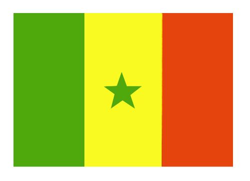 Флаг государственный. Сенегал.