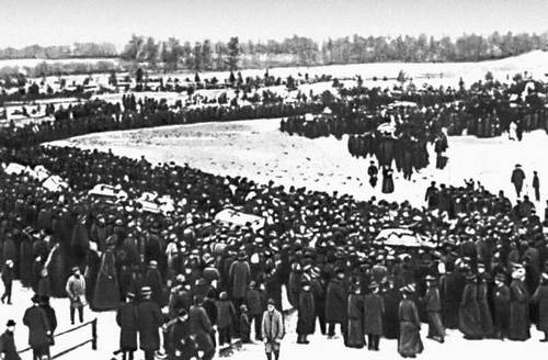 Похороны жертв 16 октября 1905. Таллин.
