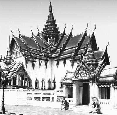 Таиланд. Тронный зал Дусит Махапрасат Королевского дворца в Бангкоке. 1780-е гг.