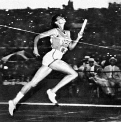 Олимпийская чемпионка В. Рудольф (США).
