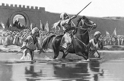 Восстание махдистов в Судане. 1881—1898. Халиф Абдаллах во главе своих войск. С картины конца 19 в.