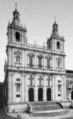 Лисабон. Церковь Сан-Висенти ди Фора. 16—17 вв. Архитекторы Ф. Терци и др.
