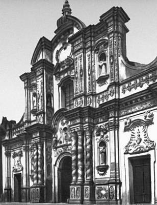 Экуадор. Церковь Ла Компаньия в Кито. 1722—65.