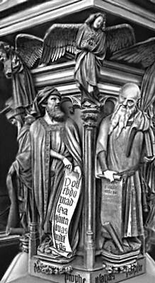 Скульптура. Клаус Слютер и Клаус де Верве (Бургундия). «Колодец пророков» в Дижоне. Камень. Около 1395—1406.