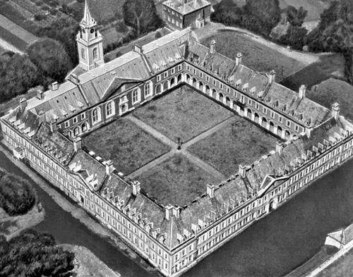 Дублин. Королевский госпиталь. 1679. Архитектор У. Робинсон.