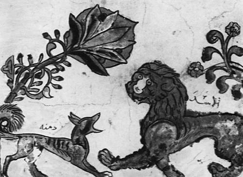 Сирия. Миниатюра из рукописи «Калила и Димна». 1200—20. Национальная библиотека. Париж.
