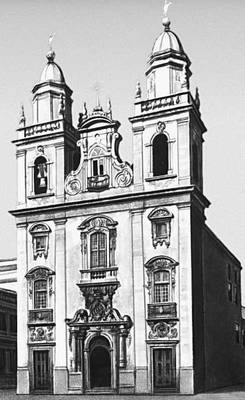 Ресифи, Церковь Сан-Педру дус Клеригус. 1729. Архитекторы М. Ферейра-и-Жакоме и Н. Надзони.