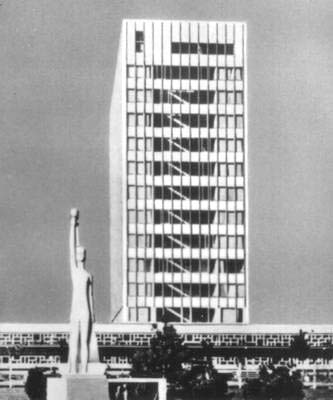 Румыния. Гостиница «Перла» в г. Мамая. 1962. Архитектор М. Лауриан.