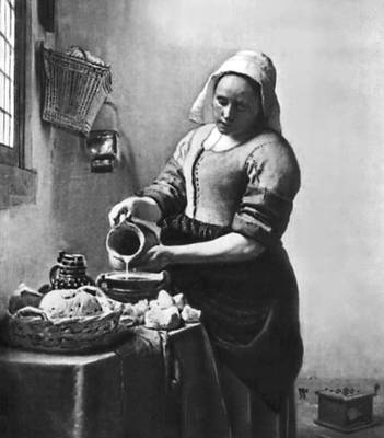 Я. Вермер.«Служанка с кувшином молока». 1650-е гг. Государственный музей. Амстердам.