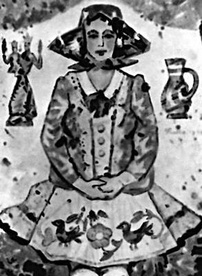Словакия. Л. Фулла. «Словацкая девушка». 1949. Словацкая национальная галерея. Братислава.