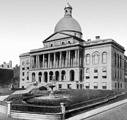 Ч. Булфинч. Дом штата (Капитолий) в Бостоне. 1795—98.