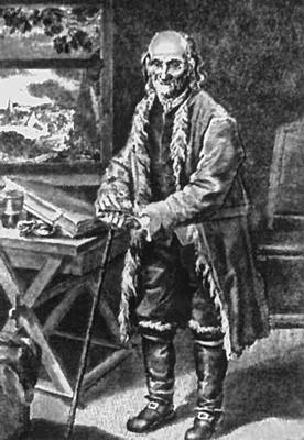 М. И. Махаев. Портрет первого русского солдата Бухвостова. После 1728.