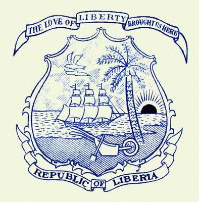 Государственный герб Либерии.