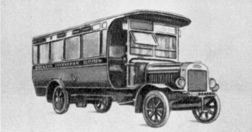 Автобус фирмы «Бритиш Лейленд мотор корпорейшен». 1919 — 29.