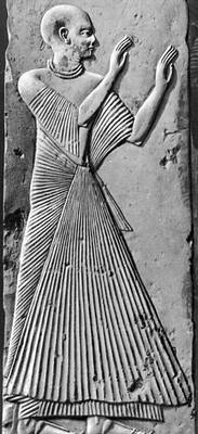 «Писец Птахмес». Рельеф из гробницы в Мемфисе. Известняк. Середина 14 в. до н. э. Государственный музей древностей. Лейден.