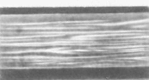Фотография ламинарного течения.