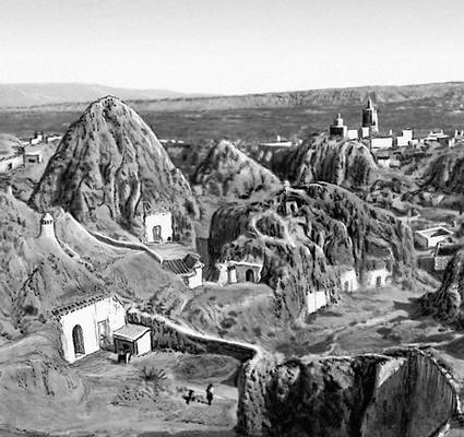 Пещерное поселение в окрестностях г. Кадиса, в Андалусии.