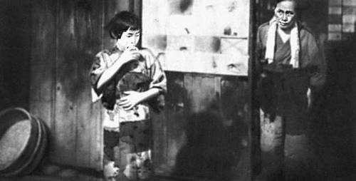 Япония. Кадр из фильма «Песнь Тележки». Реж. С. Ямамото. 1959.