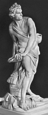 Бернини. «Давид». Мрамор. 1623. Музей и галерея Боргезе. Рим.