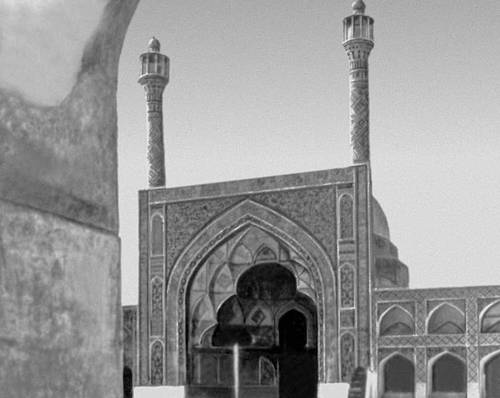 Соборная мечеть в Исфахане. Юго-западный айван. 12 в. Перестройка и облицовка портала — 1475.