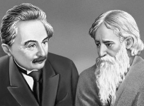 Р. Тагор и А. Эйнштейн. 1930.