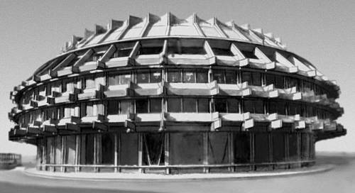 Центр реставрационных работ. Конец 1960-х — начало 1970-х гг. Архитекторы Ф. Игерас и А. Миро.
