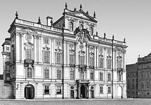 Прага. Архиепископский дворец. 1767.