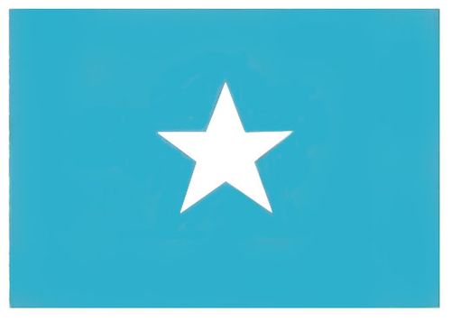 Флаг государственный Сомали.