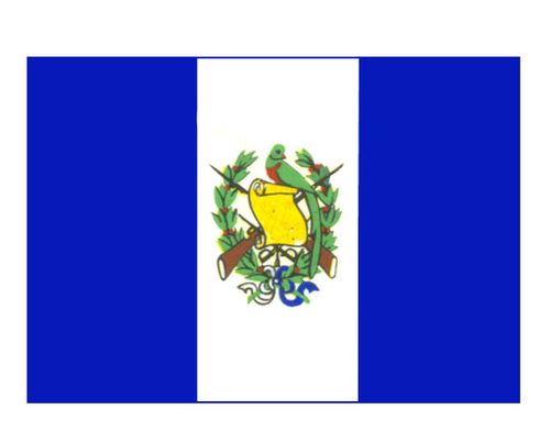 Гватемала. Государственный флаг.