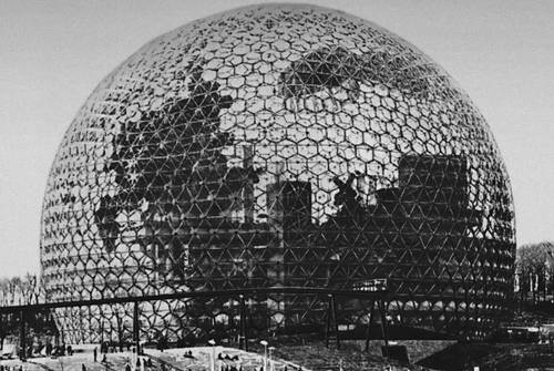 Павильон США на выставке в Монреале (Канада). 1967. Архитектор Б. Фуллер.