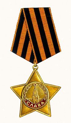 Орден Славы 1-й степени.