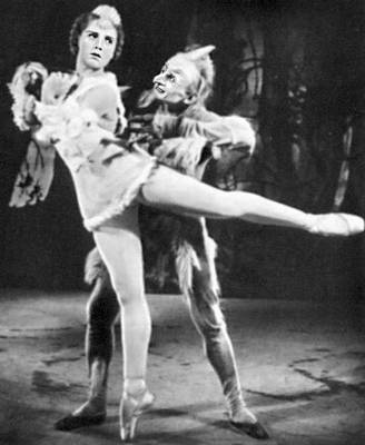 Сцена из балета «Шурале» Ф. З. Яруллина, 1945. Театр оперы и балета им. М. Джалиля.