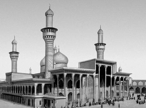 Мавзолей Мусы аль-Кадима (т. н. Золотая мечеть) в Багдаде. 1515, реставрация в 17 и в середине 20 вв.