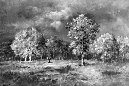 Т. Руссо. «Опушка леса в Берри». Около 1843. Музей Сен-Дени. Реймс.