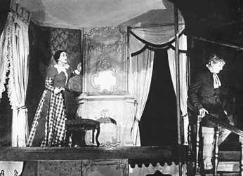 Сцена из спектакля «Мадам Бовари» по Г. Флоберу. Камерный театр. 1940.